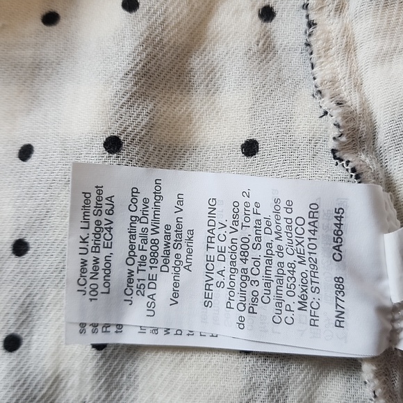 Madewell size M black and white short sleeve top. B42 - Picture 9 of 10